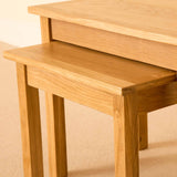 Front - Newlyn Oak Nest Of Tables