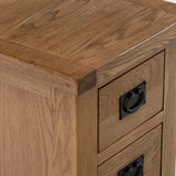 Zelah Oak Bedside Table