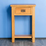 Surrey Oak Telephone Table by Roseland Furniture