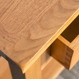 Top corner - Surrey Oak Telephone Table