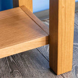 Leg and shelf of Surrey Oak Telephone Table