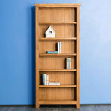 Surrey Oak Large Bookcase by Roseland Furniture