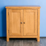 Surrey Oak Small Cupboard by Roseland Furniture