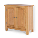 London Oak Small Cupboard - Side View