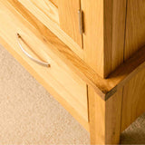 Drawers on a London Oak Double Wardrobe. 