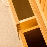 Look inside the drawers on a London Oak Large Wardrobe.