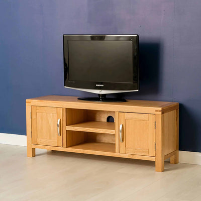 Abbey Light Oak 120cm TV Stand