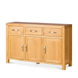 Abbey Light Oak Large Sideboard - Side view