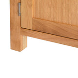  Abbey Light Oak Small Sideboard Cabinet  - Close up of sideboard feet