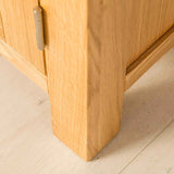 Abbey Light Oak Large Sideboard - Foot