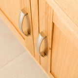 Abbey Light Oak Large Sideboard - Front of cupboard doors