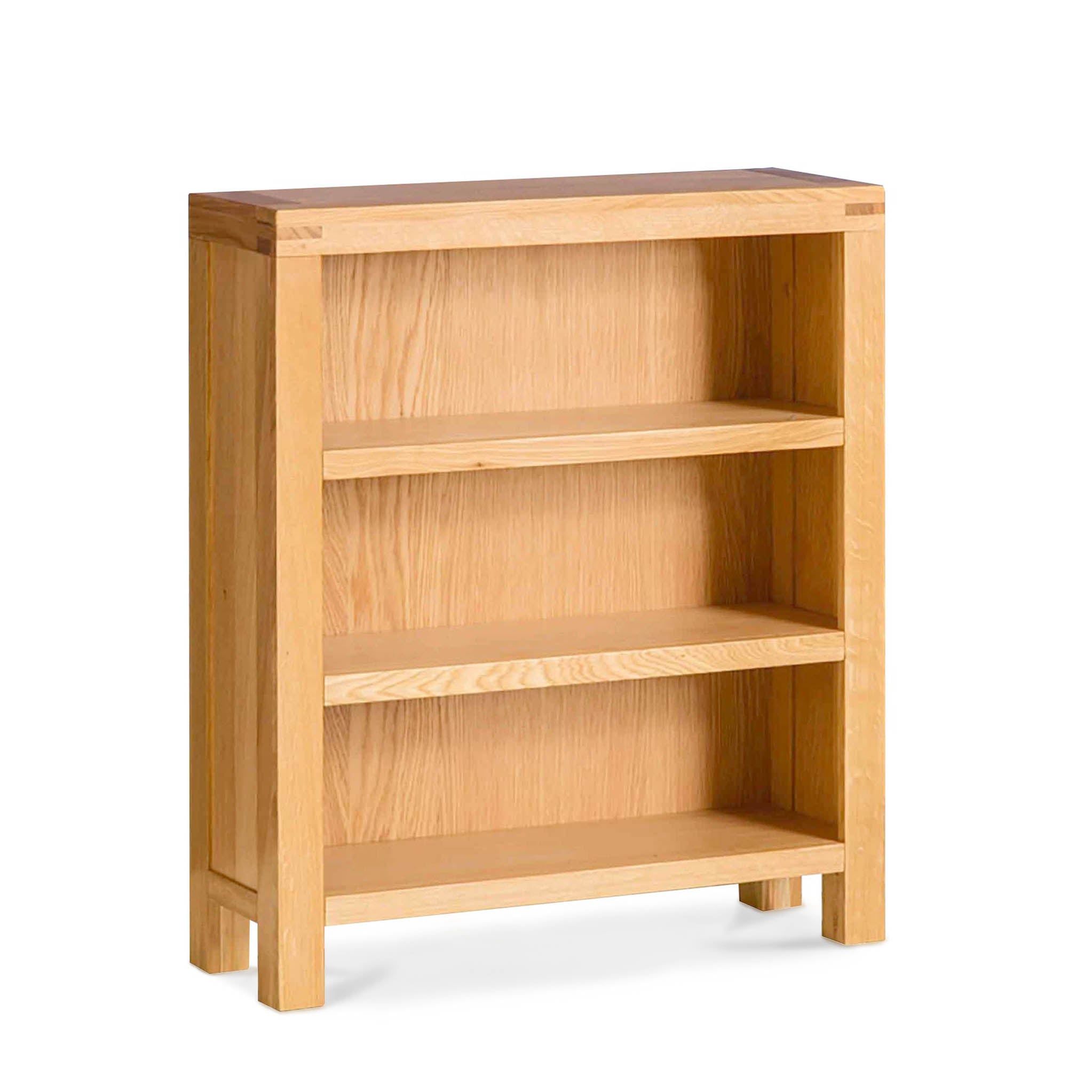 Oak deals bookcase low