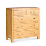 Abbey Light Oak Chest of Drawers by Roseland Furniture