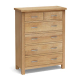 Light oak chest of drawers from Roseland Furniture's London range. 