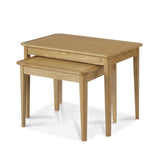 Alba Oak Nest of Tables - Angled