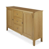 Alba Oak Large Sideboard - Side view