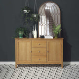 Alba Oak Large Sideboard - Lifestyle