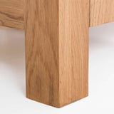 Surrey Oak Large Sideboard - Close up of foot of sideboard