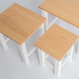 Farrow White Nested Tables