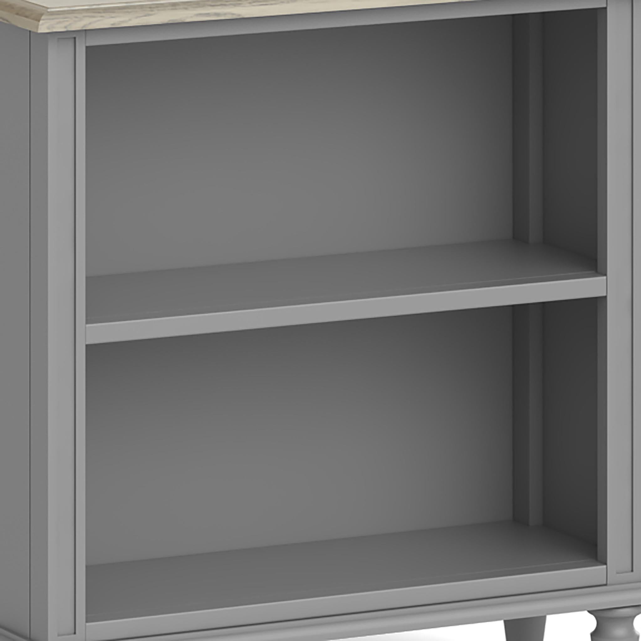 Small deals gray bookcase