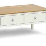 Windsor Cream Coffee Table - Close Up of Drawer