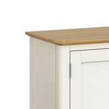 Windsor Cream Large Sideboard - Close Up of Oak Top