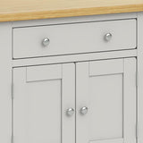 Lundy Grey Mini Sideboard - Close Up of Drawer