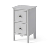 Elgin Grey Narrow Bedside Cabinet