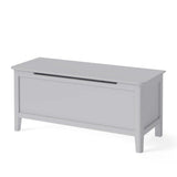 Elgin Grey Ottoman Storage Chest by Roseland Furniture