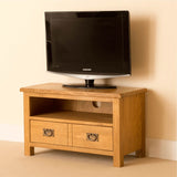 Lanner Oak 80cm TV Stand side view