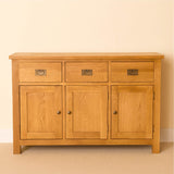 Lanner Oak Large Sideboard front view