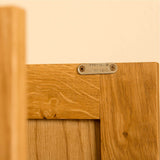 Lanner Oak Mini Sideboard inside door view