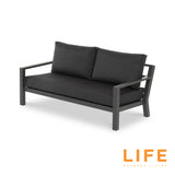 LIFE Timber Lounge Set with Ceramic Adjustable Table