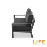 LIFE Timber Lounge Set with Ceramic Adjustable Table