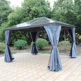 Lugano Grey Premium Gazebo 3x3.6m