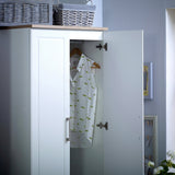 Talland White 2 Door 2 Drawer Wardrobe from Roseland