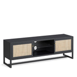 Margot Cane Wide TV Media Unit by Roseland Furniture