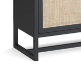 Margot Cane Wide TV Media Unit - Close up base frame