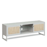 Margot Cane Wide TV Media Unit by Roseland Furniture