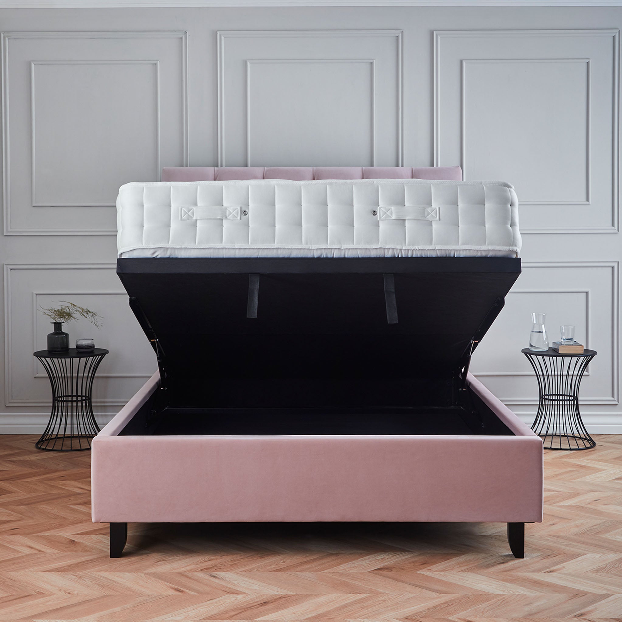 Francis upholstered store platform bed