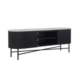 Milo Mango & Marble Fluted Wide TV Media Unit 