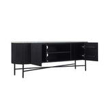 Milo Mango & Marble Fluted Wide TV Media Unit 