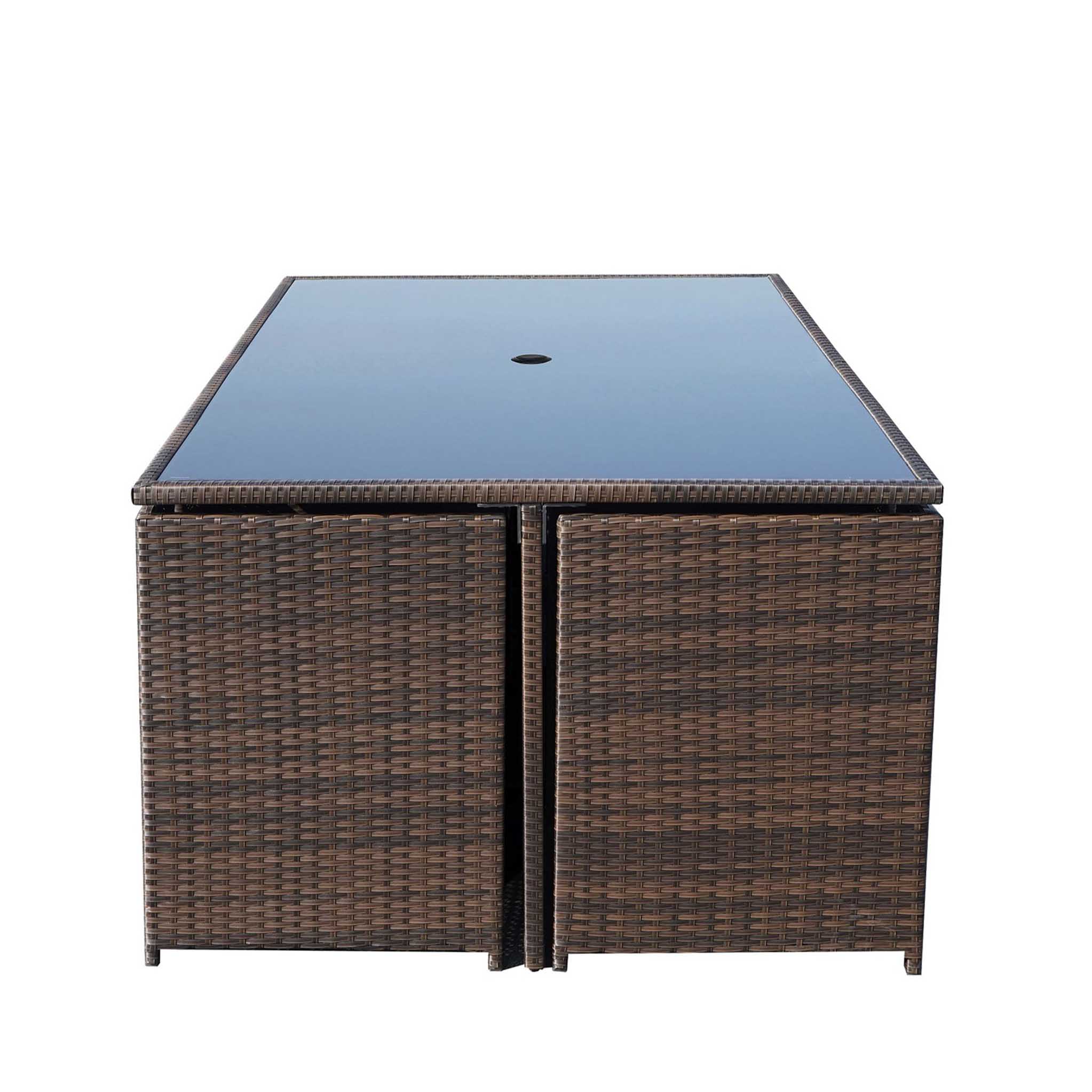 Rattan cube set discount b&m