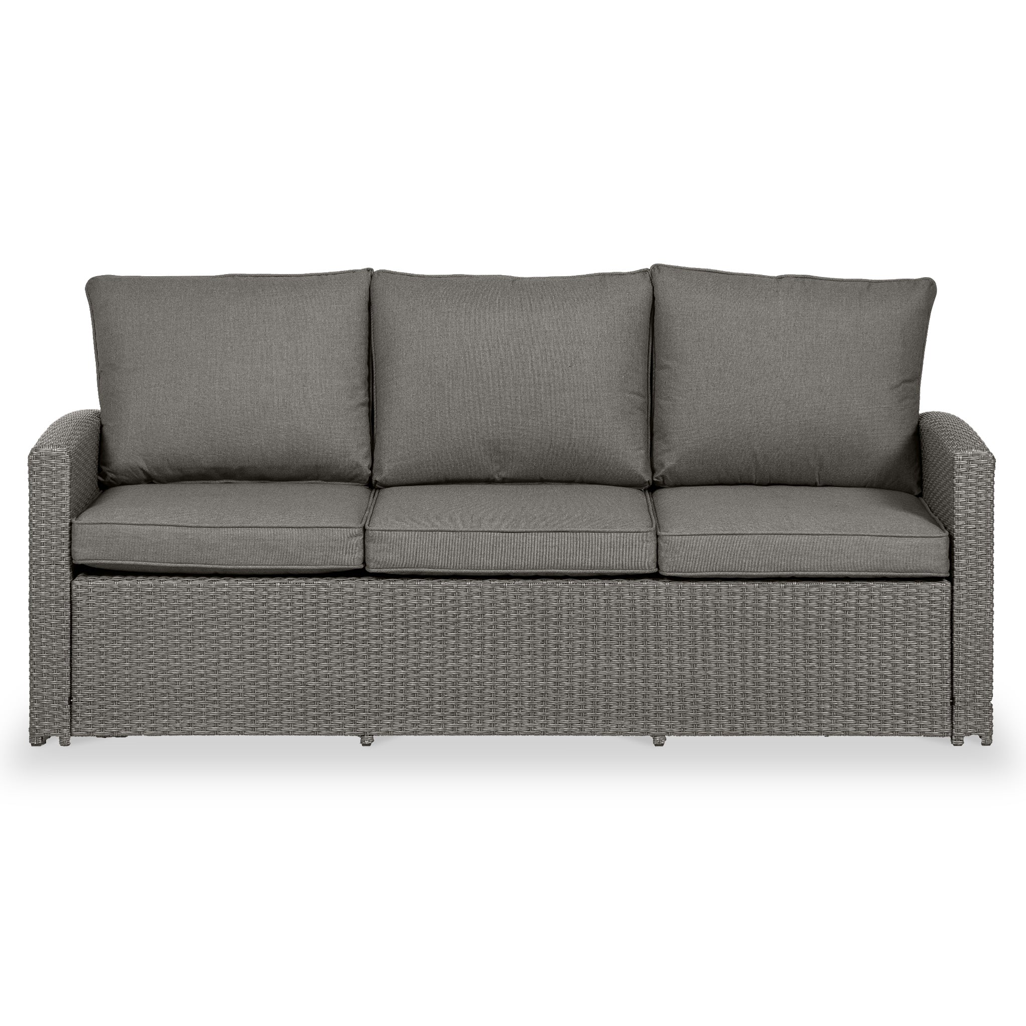 Wicker futon deals couch