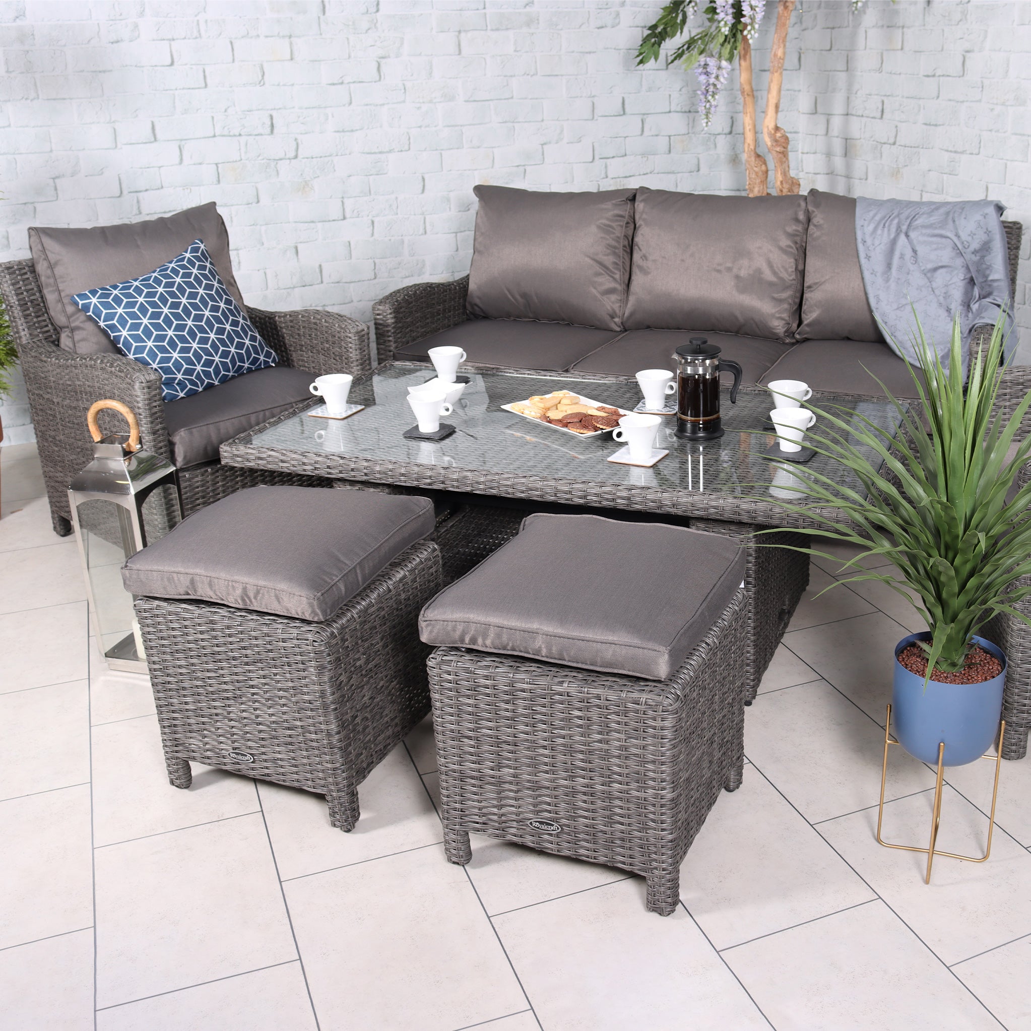 Paris rattan garden deals furniture