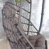 Relaxer Grey Hanging Pod Chair