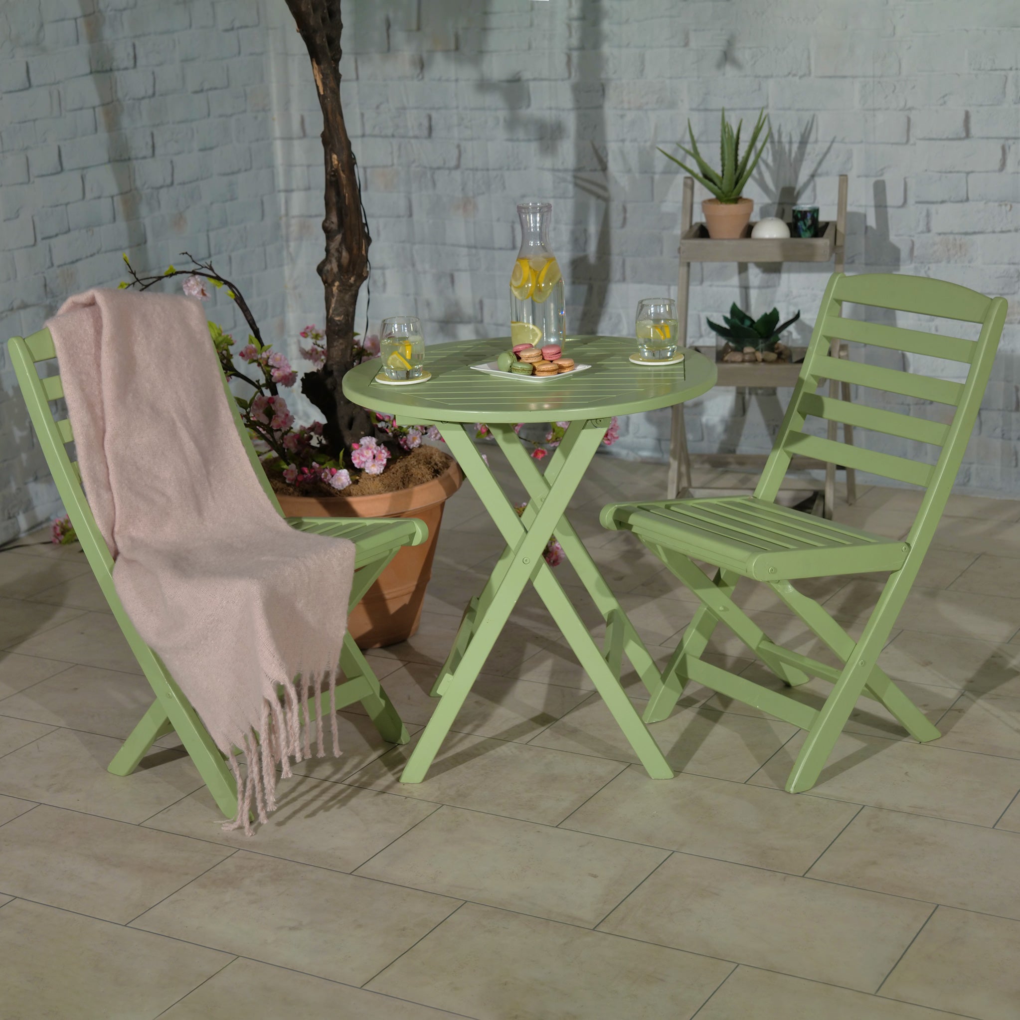 Sage green bistro deals set