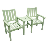 Porto Green Companion Wooden Love Seat Set