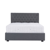 Richmond Faux Linen Ottoman Storage Bed Frame