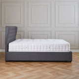 Richmond Faux Linen Ottoman Storage Bed Frame